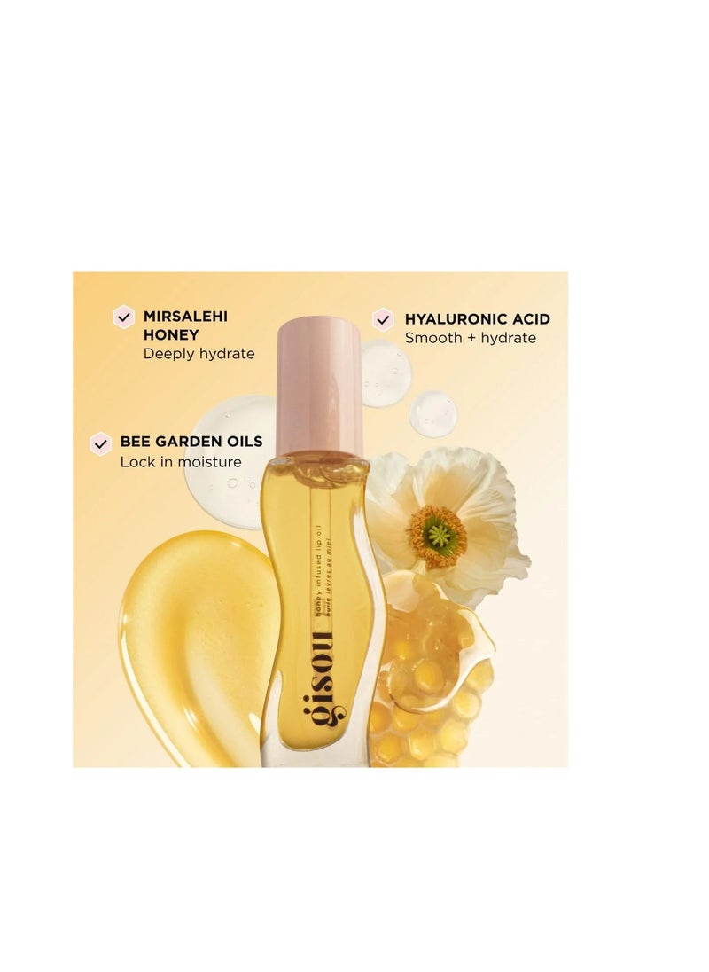 Gisou Gisoo Lip Gloss & Moisturizer 8ml - Honey  - Image 2
