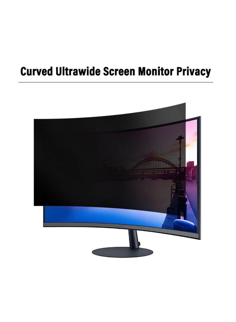 EZYTEK 19.5 Inch Computer Privacy Screen Filter for 16:9 Widescreen Monitor, Removable 19.5 inch Anti Blue Light Glare Privacy Shield, Anti Spy Security Protector  - Image 1
