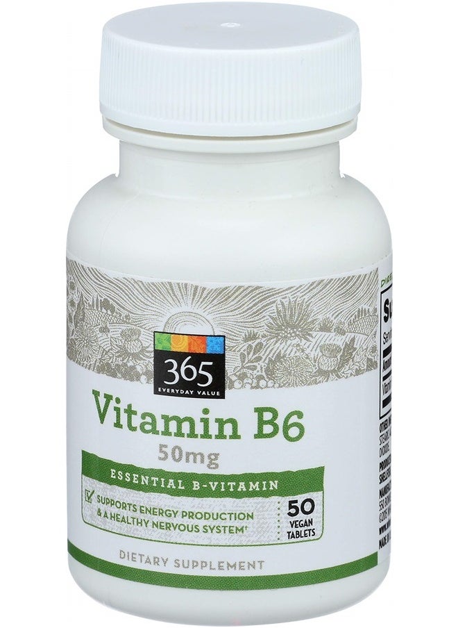 , Vitamin B6 50mg, 50 ct - pzsku/Z567C9EDF88DE41C45217Z/45/_/1715609352/3161e6d9-b1f2-475c-b24e-e299242eaa1d