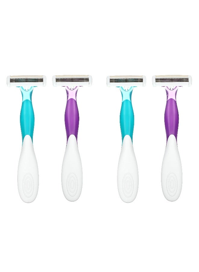 BIC, Soleil Escape, Women's Disposable Razors, Lavender & Eucalyptus, 4 Razors - Image 3