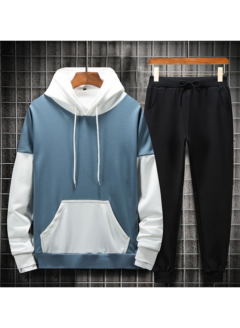 KUYING Autumn And Winter Hoodie Set, Student Sports And Leisure Two-piece Set  - Image 1