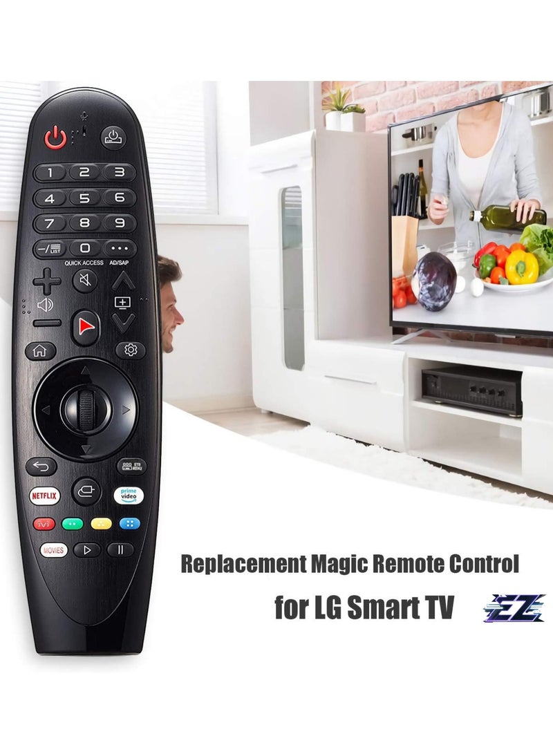ELTRAZONE New Replacement Remote Control AM-HR600 for LG Magic Smart TV - 2.4GHz Universal Wireless Remote Control Suitable for All LG Smart TVs AN-MR19BA AN-MR18BA AN-MR650A with battery - Image 2