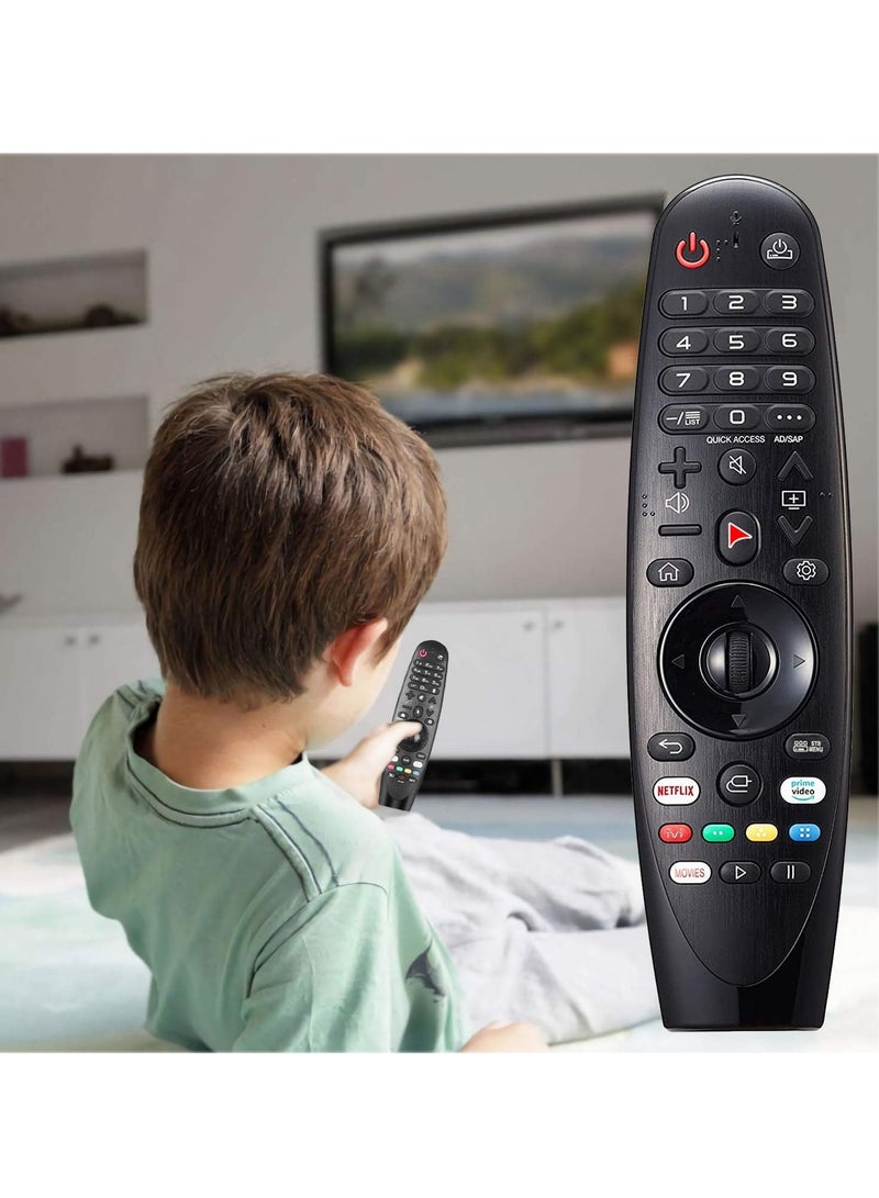 ELTRAZONE New Replacement Remote Control AM-HR600 for LG Magic Smart TV - 2.4GHz Universal Wireless Remote Control Suitable for All LG Smart TVs AN-MR19BA AN-MR18BA AN-MR650A with battery - Image 3