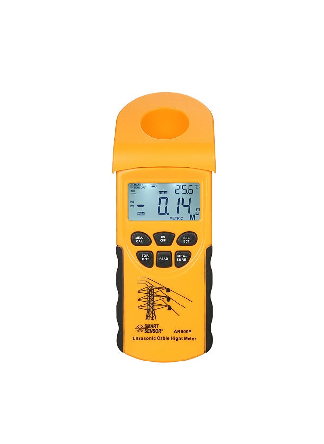 SMART SENSOR - Professional Digital LCD Ultrasonic Cable Height Meter Handheld Height Cable Tester Measuring the Height of Overhead Cables 3-23m - Image 1