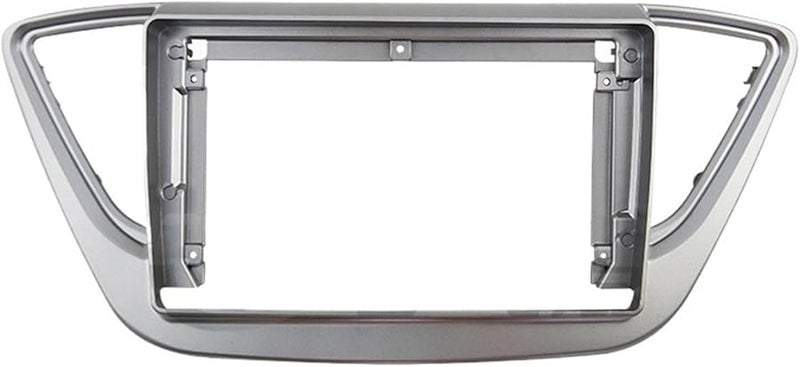 هيونداي رينا فيرنا لوحة راديو السيارة أندرويد شاشة كبيرة إطار تعديل الملاحة صندوق فضي - Image 1