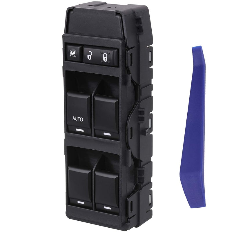 Obaee Power Window Switch Front Left Driver Side, Compatible with 2008-2013 Dodge Avenger Caliber Charger Magnum Dakota 07-10 Chrysler 200 300 Sebring 11-13 Jeep Compass Patriot 4602780AA, 4602780AB - Image 1