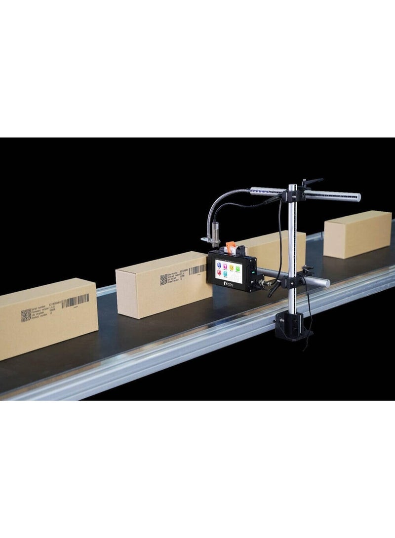 بنتساي BENTSAI E61P Thermal Inkjet Coding Printer with 4.3-Inch Touch Screen, Auto Conveyor Coding, Rotating Bracket - Image 5