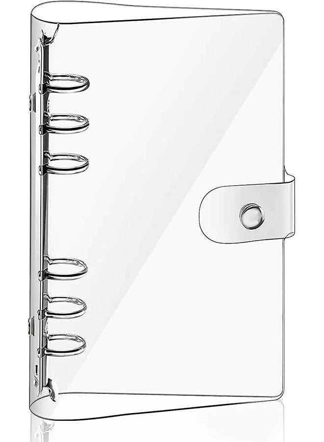 A5 Clear Binder Cover 6 Hole Ring Binder - Image 1