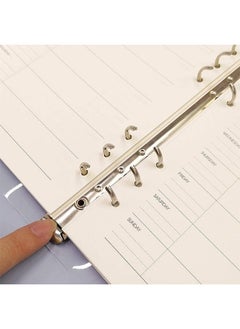 Generic A5 Clear Binder Cover 6 Hole Ring Binder  - Image 4