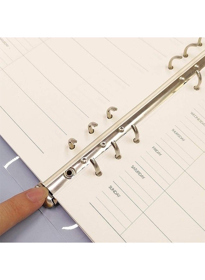 A5 Clear Binder Cover 6 Hole Ring Binder - Image 4