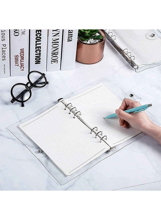 A5 Clear Binder Cover 6 Hole Ring Binder - Image 5