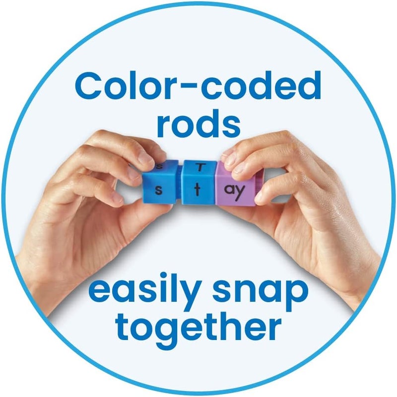 Hand2Mind Reading Rods - Prefixes & Suffixes Learning Set for Kids - Image 3
