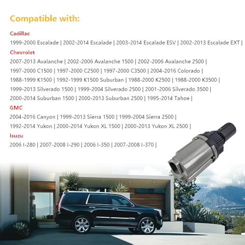 LLNSEAUTO 600-101 4WD Front Four Wheel Drive Actuator 4x4 Differential Axle Actuator | Fit for Cadillac Escalade Chevy Colorado Silverado Suburban Tahoe GMC Canyon Sierra Yukon Isuzu | OE 26060073 8260600730 - Image 4