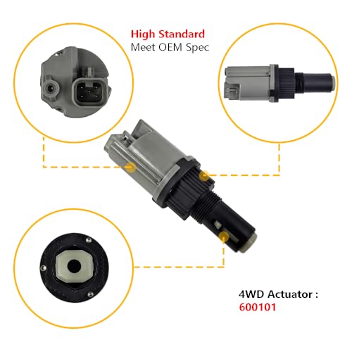 LLNSEAUTO 600-101 4WD Front Four Wheel Drive Actuator 4x4 Differential Axle Actuator | Fit for Cadillac Escalade Chevy Colorado Silverado Suburban Tahoe GMC Canyon Sierra Yukon Isuzu | OE 26060073 8260600730 - Image 2