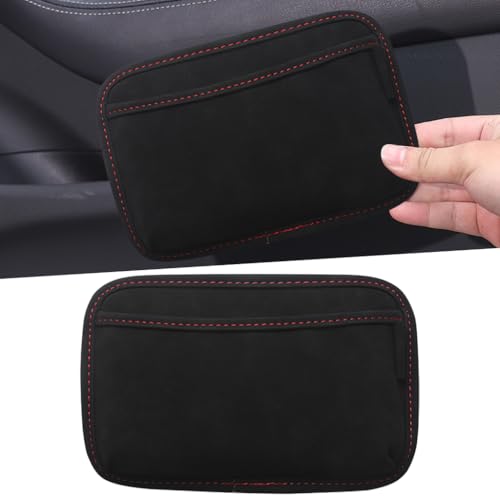 STHIRA® Car Storage Pouch Organizer Pouch Accessories Suede Storage Pouch Seat Gap Console Organizer Pouch Backseat Pocket, 20.5x13.5cm - Image 1