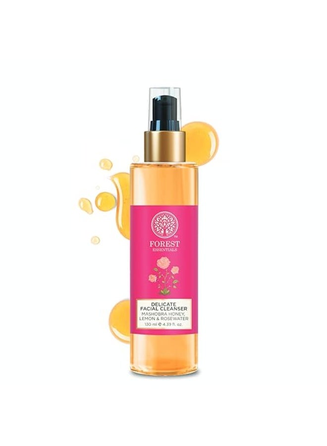 فورست اسينشالز غسول الوجه المنقي من فوريست إسينشالز، بخلاصة العسل والليمون وماء الورد، بتركيبة أيورفيدية | مناسب للبشرة العادية إلى الجافة | خالٍ من الكبريتات - Image 1