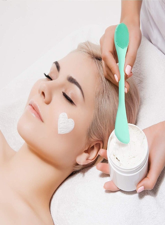 Kira 2 In 1 Silicone Face Mask Brush Double-head, Soft Face Mask, Facial Cleansing Brush and pore cleaner For Women (Pack Of 1) - Image 2