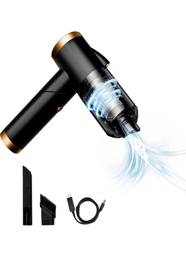 Generic Rechargeable Vacuum Cleaner 9O° Free Folding Vacuum Cleaner 9000Pa Suction USB Charging Q8  - Image 1