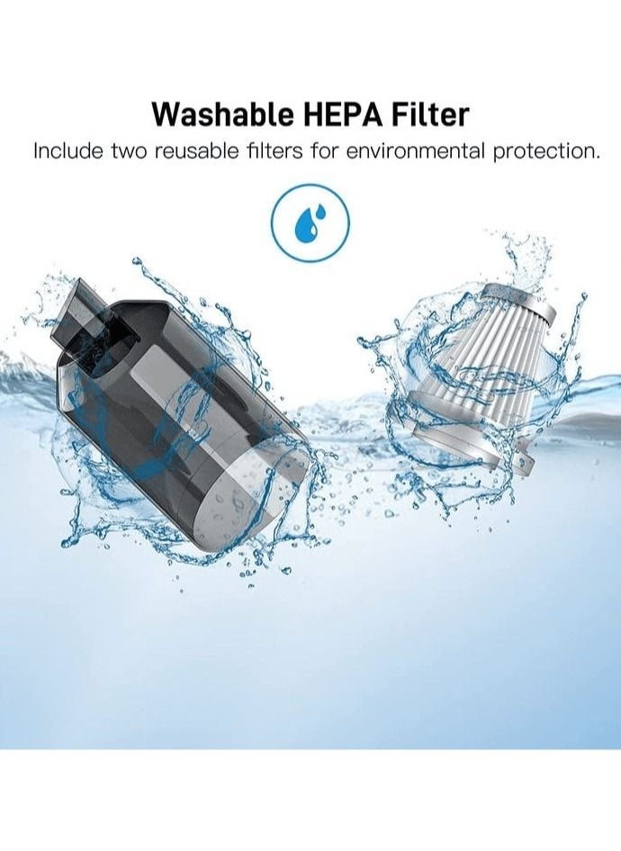Generic Rechargeable Vacuum Cleaner 9O° Free Folding Vacuum Cleaner 9000Pa Suction USB Charging Q8  - Image 5