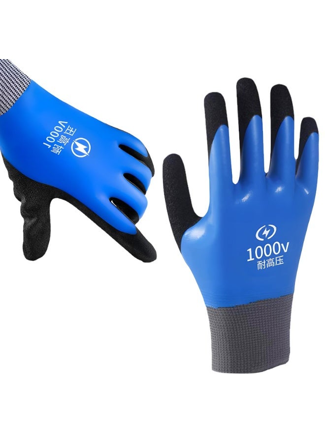 Insulation Work Gloves, 1000V High Voltage Safety Gloves with Heat and Flame Retardant Protection, Comfortable Insulating Glove for Electrical Maintenance and Industrial Use - Image 1