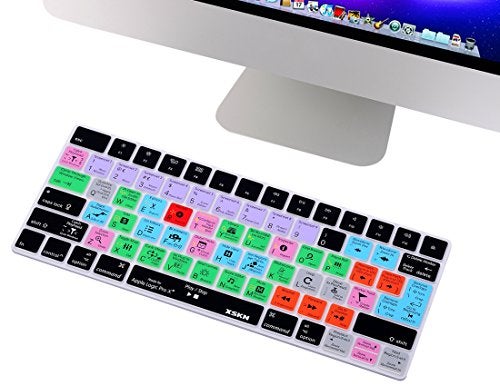XSKN Logic Pro X 10 Shortcut Silicone Keyboard Skin Cover Compatible with Apple Magic Keyboard US EU Layout (MLA22LL/A) (MLA22B/A) - Image 2