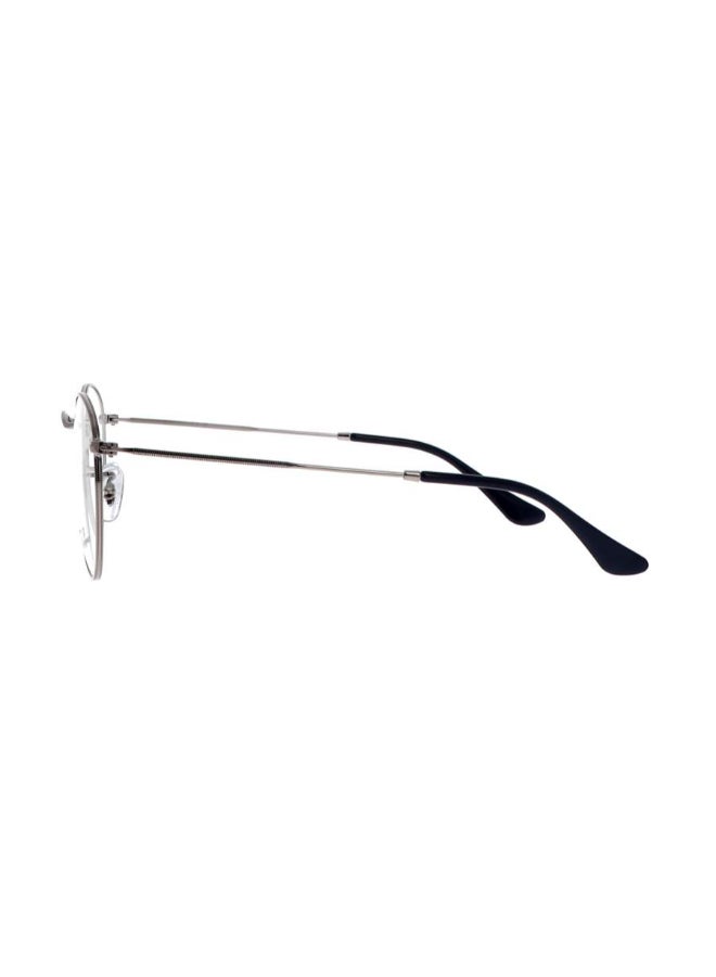 Ray-Ban Men Round Shape Plastic Eyeglass Frames 2502 - Lens Size: 47 Mm - Gunmetal - Image 3