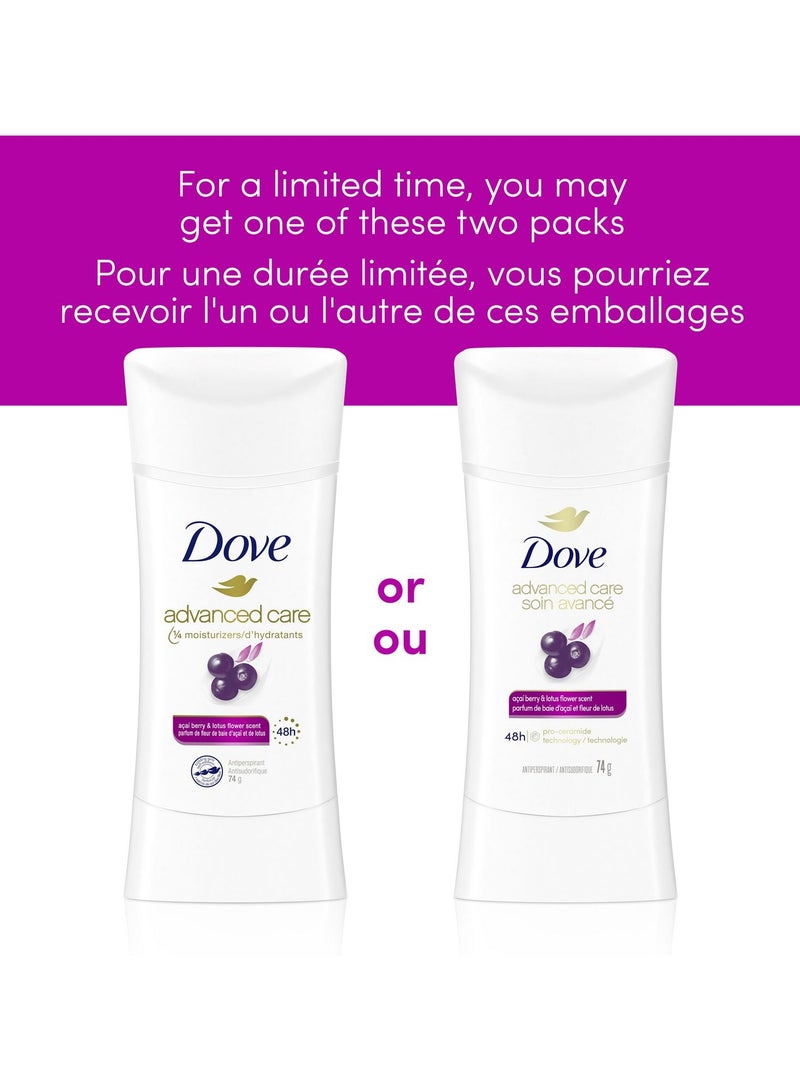 Dove Dove Açaí Berry & Lotus Flower Antiperspirant Stick 74 g  - Image 2