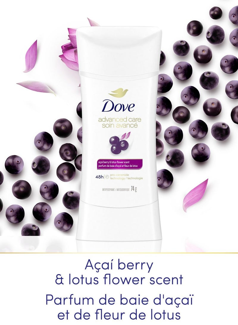 Dove Dove Açaí Berry & Lotus Flower Antiperspirant Stick 74 g  - Image 5