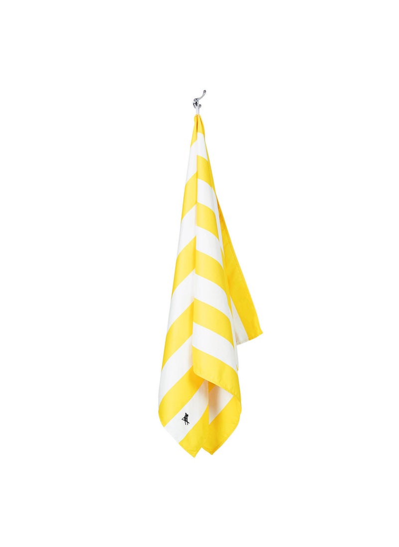 Dock & Bay Dock & Bay Beach Towel, Super Absorbent, Quick Dry, Sand Free, Compact & Lightweight, 100% Recycled Materials, Includes bag - Large (160x90cm) - BORACAY YELLOW  - Image 4