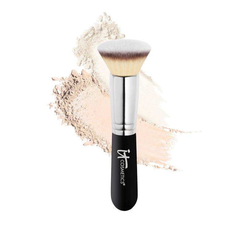 IT Cosmetics Heavenly Luxe Flat Top Buffing Foundation Brush #6 - Foundation Brush for Liquid Makeup & Foundation Powder - Makeup Brush With Award-Winning Heavenly Luxe Hair - Image 1
