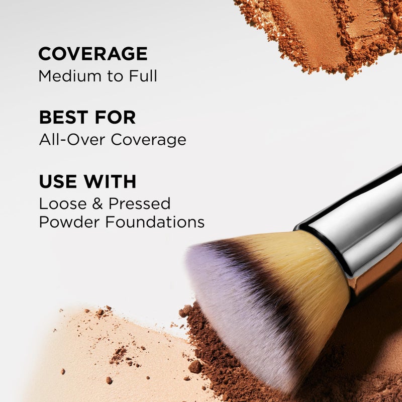 IT Cosmetics Heavenly Luxe Flat Top Buffing Foundation Brush #6 - Foundation Brush for Liquid Makeup & Foundation Powder - Makeup Brush With Award-Winning Heavenly Luxe Hair - Image 4