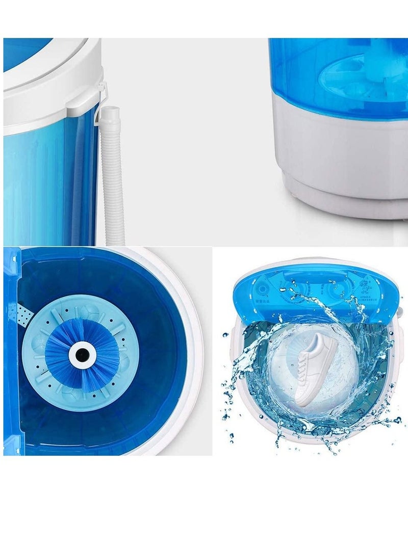Shoe Washing Machine Small Household, Portable Lazy Washing Machine, 360° Cleaning, 10 Minutes Fast Cleaning, Safe Material Does Not Hurt Shoes Blue/White  - Image 4