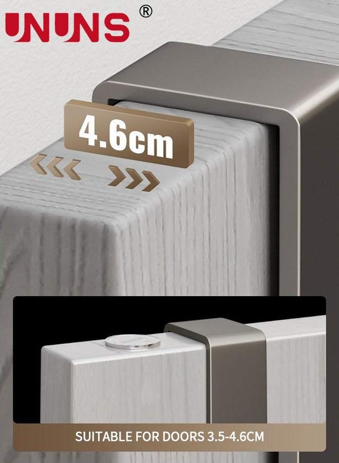 UNUNS Over The Door Hooks,7 Hook Sturdy Door Hanger,Heavy Duty Easy to Install, for Bathroom,Bedroom,Kitchen,Hanging Towels,Coats - Image 5