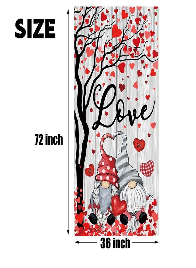Yarcooly Valentines Day Ddecorations Galentines Day Door Cover Valentines Day Decorations for Home Party - Image 2