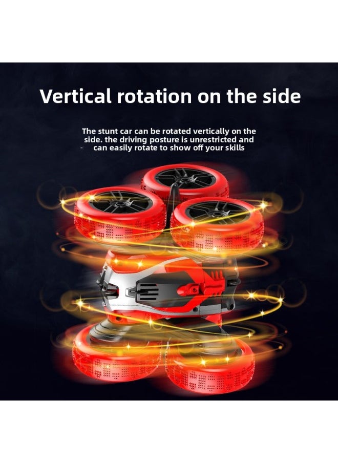 null - Four-Wheel Drive Remote Control Stunt Dump Truck Rechargeable Toy Boy 360 Degree Rolling Off-Road Vehicle Wholesale-Color:Butterfly-style Four-wheel Stunt Dump Truck [green]-Proportion:Non-rechargeable Version [battery Not Rechargeable, You Need To Bring Your Own] - Image 1