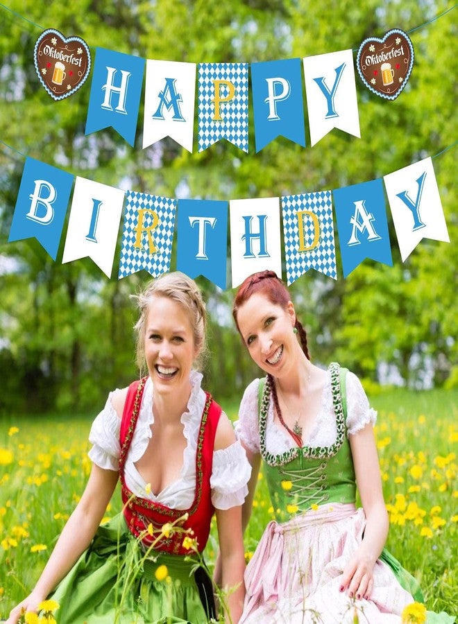 DodelyGz Oktoberfest & Birthday Banner, 2pcs Eco-Friendly Paper Banners, 6ft Each, Perfect for Oktoberfest & Birthday Parties - Image 4