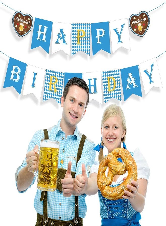 DodelyGz Oktoberfest & Birthday Banner, 2pcs Eco-Friendly Paper Banners, 6ft Each, Perfect for Oktoberfest & Birthday Parties - Image 5