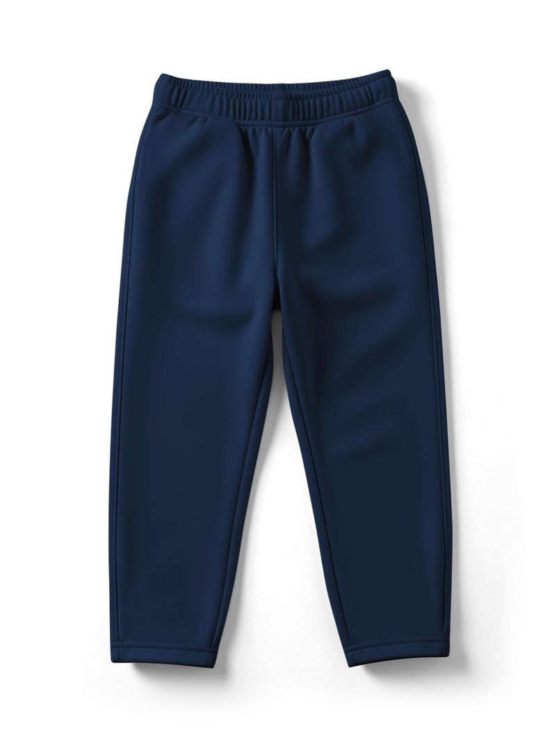 HELLCAT Trendy Co-ords With Hoodie Sweatshirt and Trackpant Clothing Set for Boys Beige/Navy 13-14 Years - Image 5