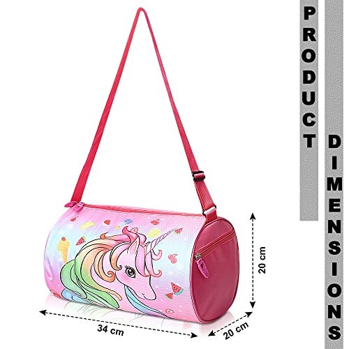 Stylbase Kids Duffle Travel Bag | Durable Lightweight Polyester Sports & Gym Kids Luggage Carry Bag for Boys & Girls | Travelling Bag for Swimming, Dance, School & Weekend Trips - Image 4