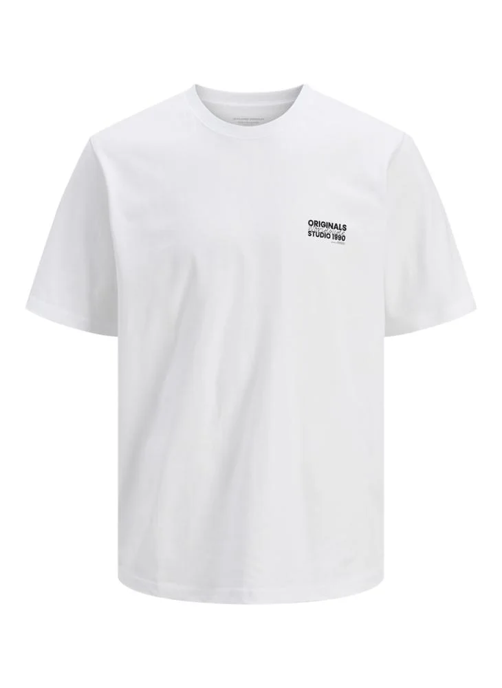 JACK & JONES Jorvesterbro Logo Print  Crew Neck T-Shirt