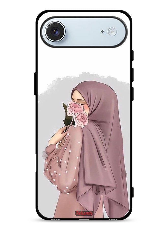 Tolwak Apple iPhone Air Protective Case Cover Holding Roses Girl Art - Image 1