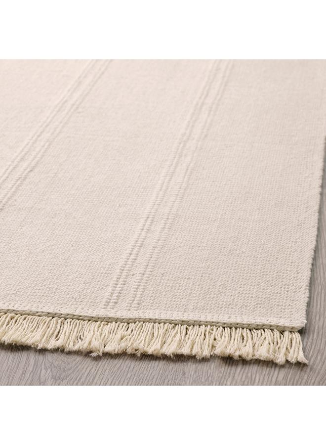 Zaboon Rug, Flatwoven, Unbleached, 55X85 Cm - Image 2