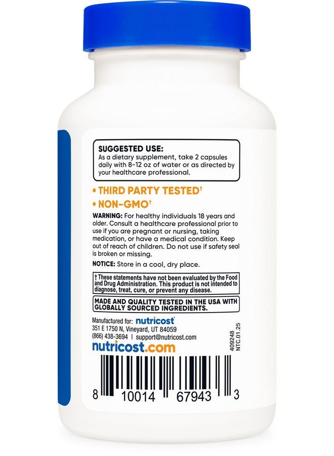 Nutricost Multivitamin for Men 120 Capsules - Vitamins and Minerals for The Healthy Man - Image 4