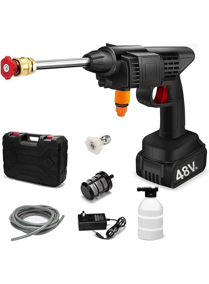 Rechargeable water pressure gun for washing cars, bikes, and windows - Image 1