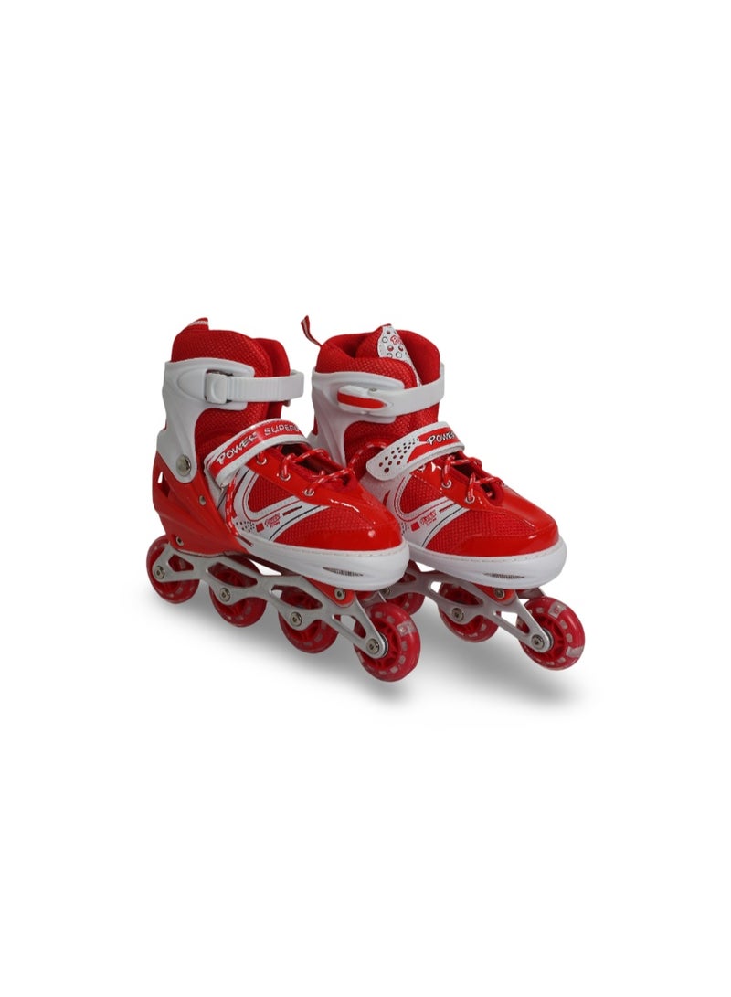 Skating Shoes Single Row – Red (L) - Image 1