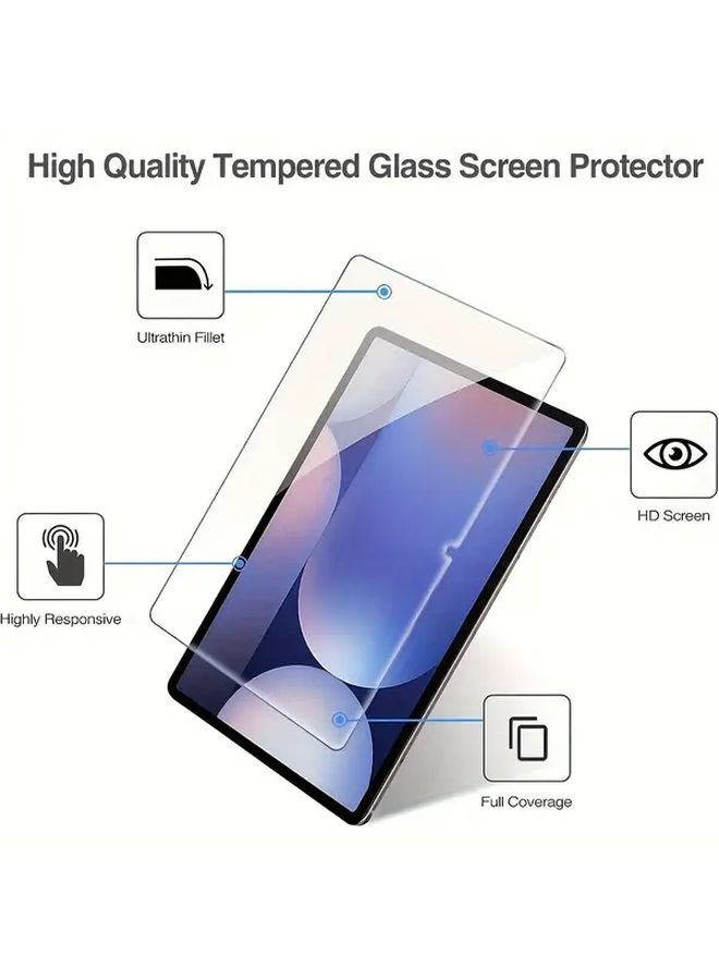 3pcs Suitable For Galaxy Tab S10 Premium 9H Tempered Glass Screen Protector Scratch Resistant Shatterproof Anti Reflective Smooth Surface Tablet Accessories - Image 4