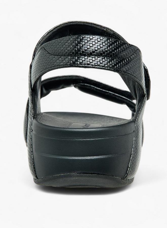 لو كونفورت صنادل نسائية بشريط لاصق بنقوش - Image 5