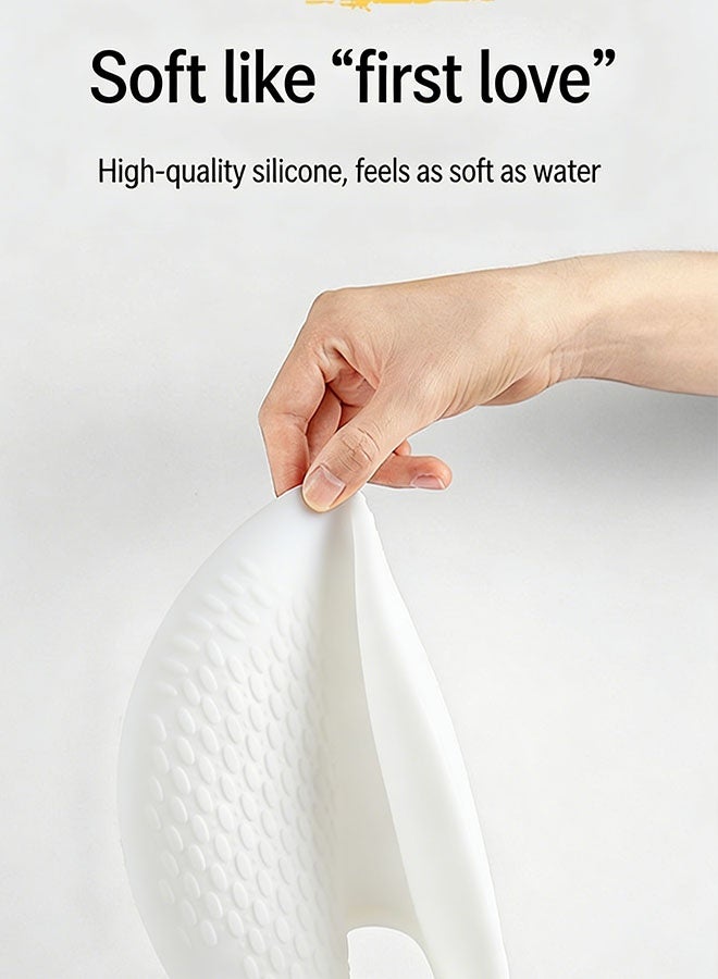ZVEV 4Pcs Silicone Swim Cap, Durable Waterproof Swim Cap, Can Protect your Head, Keep your Hair Dry, Suitable for Both men and Women, Suitable for Long and Short Hair - Image 3