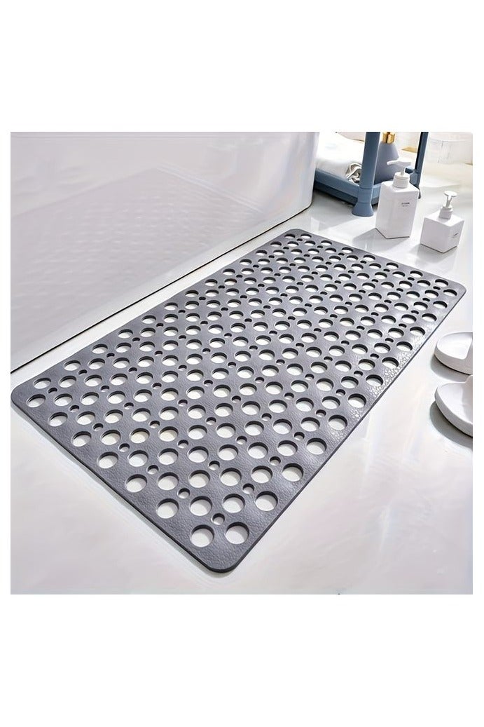 هومستر حمامات غير انزلاقية مع كؤوس امتصاص، حوض دش جاف سريع مع تصميم ثقب دائري، حلقات التدليك، مثالي لحمامات المنازل والفنادق، أحواض الاستحمام، رمادي، أساسيات حمام الفندق في حمام التدليك حوض دش دائم، حمامات الحمام للحمام - Image 5