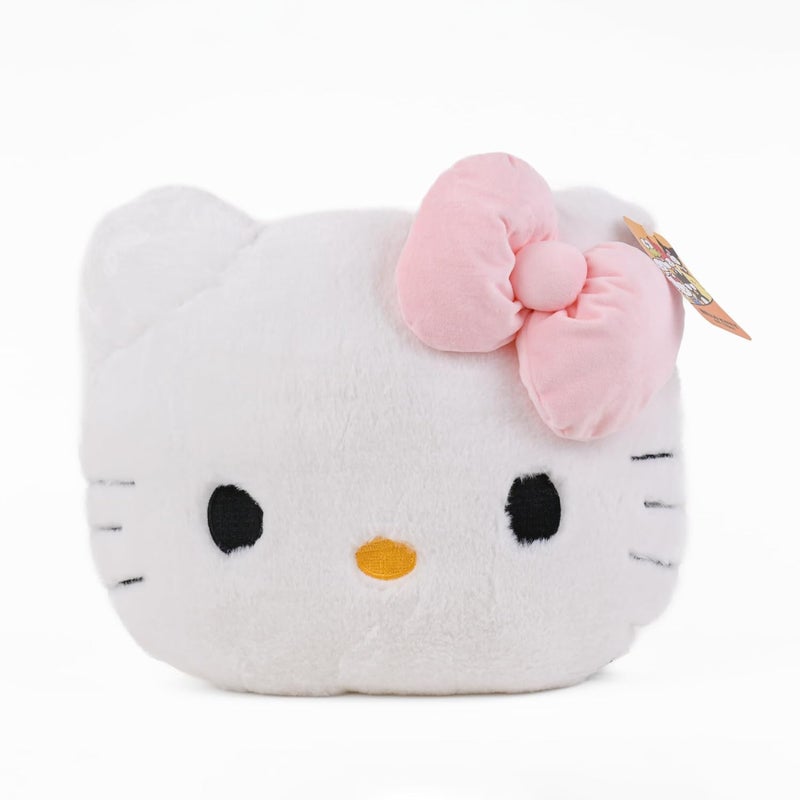 Mirada Sanrio Hello Kitty Face Soft Plush Toy | Iconic Stuffed Animal for Kids & Collectors | Cute, Cuddly Gift & Room Décor – 30 cm - Image 2
